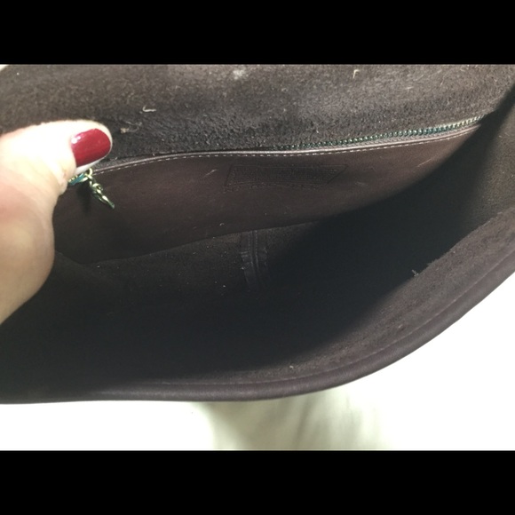 Vintage Coach Mahogany Willis Handbag USA Made - Picture 4 of 12